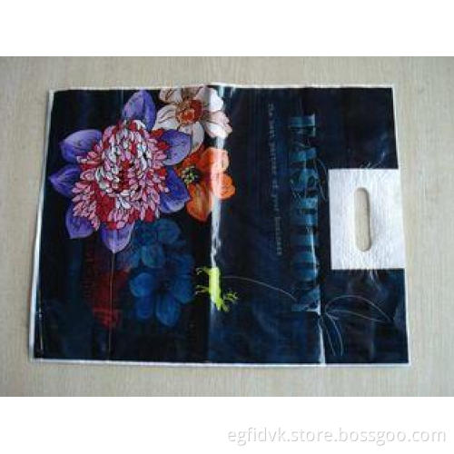 Custom Printed Plastic Bags with Handle for t shirts , prom